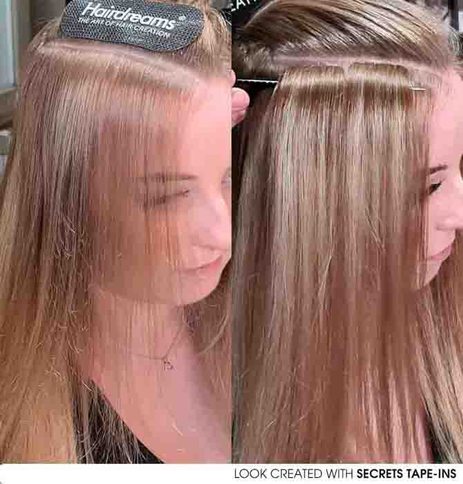 Hair extensions tapes