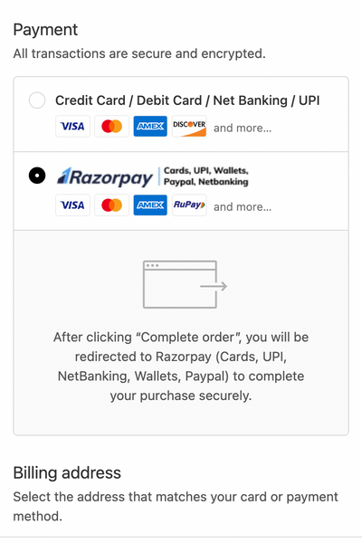 Razorpay Payment 