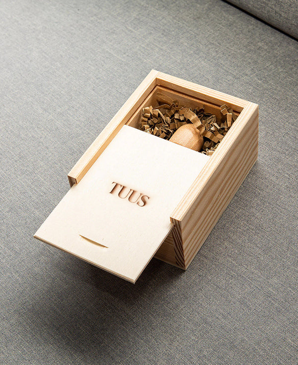 Ex libris personalizado + caja de madera + grabado - TUUS