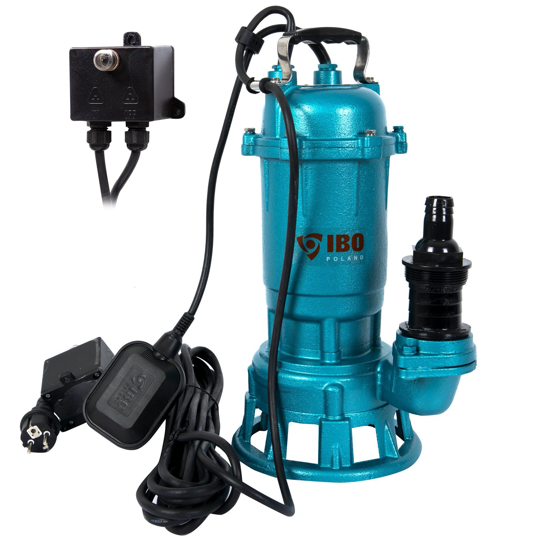 Pompa apa murdara cu tocator IBO Dambat CTR 1100, 1100W, 350 l/min, submersibila