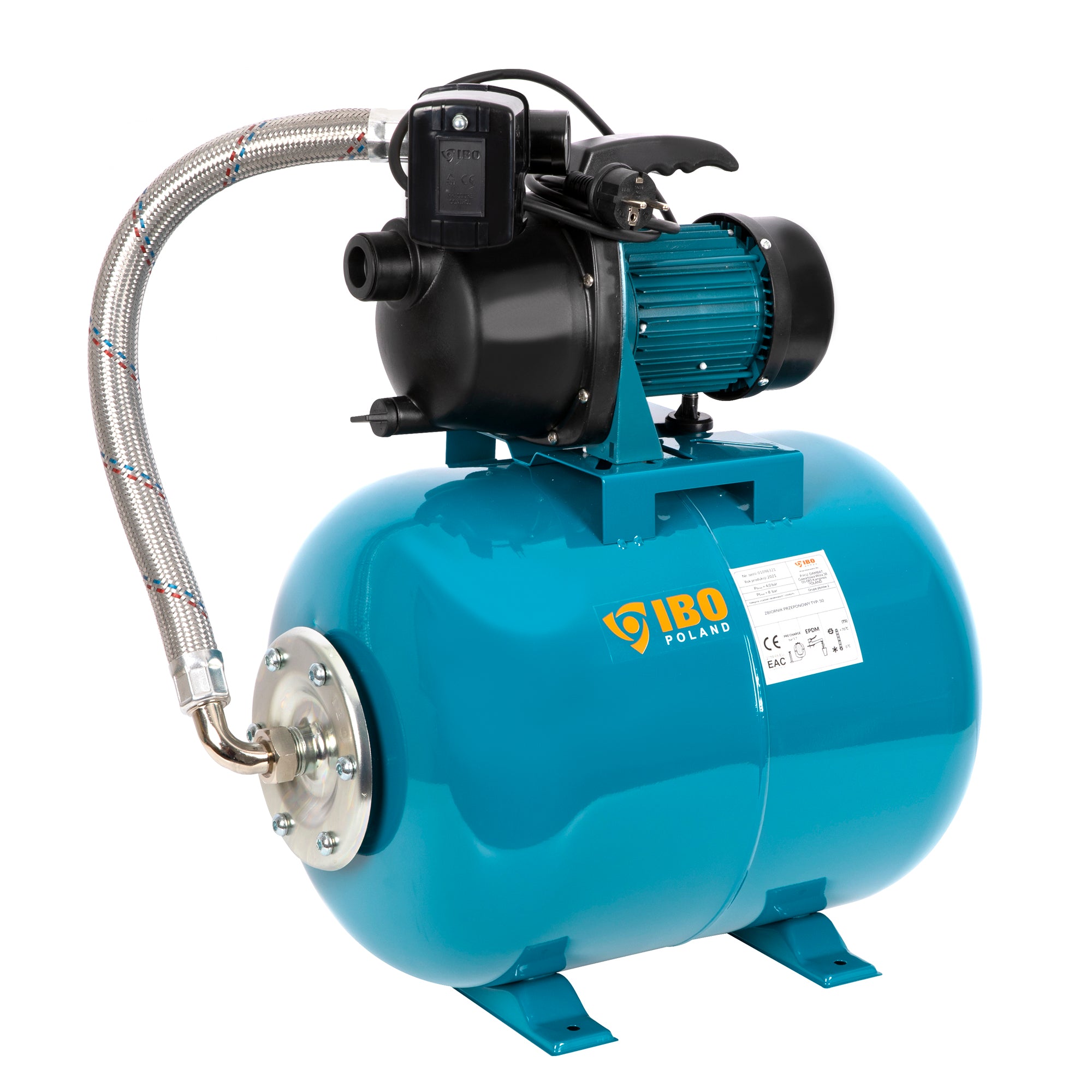 Hidrofor IBO Dambat PJ60/45, 50L, 1100W, 60 l/min, H refulare 45m