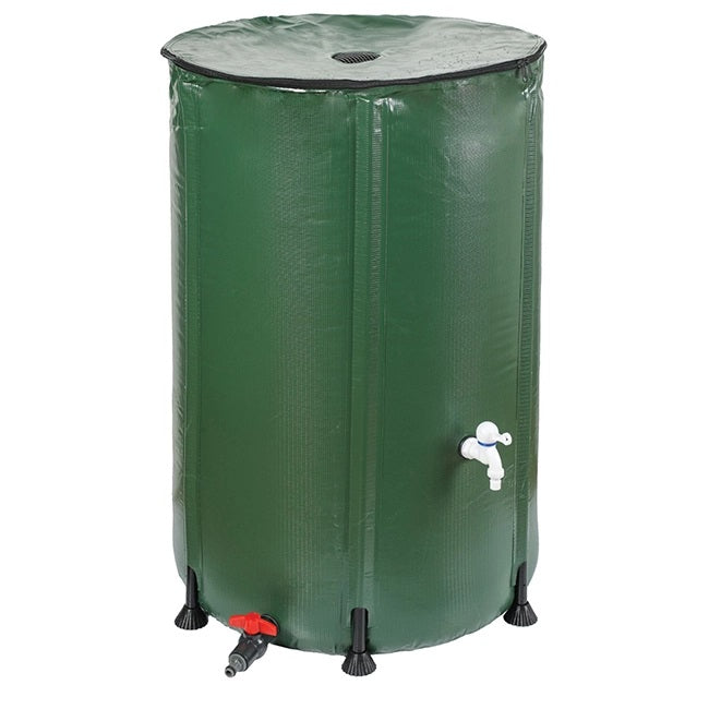 Rezervor apa pluviala din PVC Tehno MS, capacitate 250 L, verde