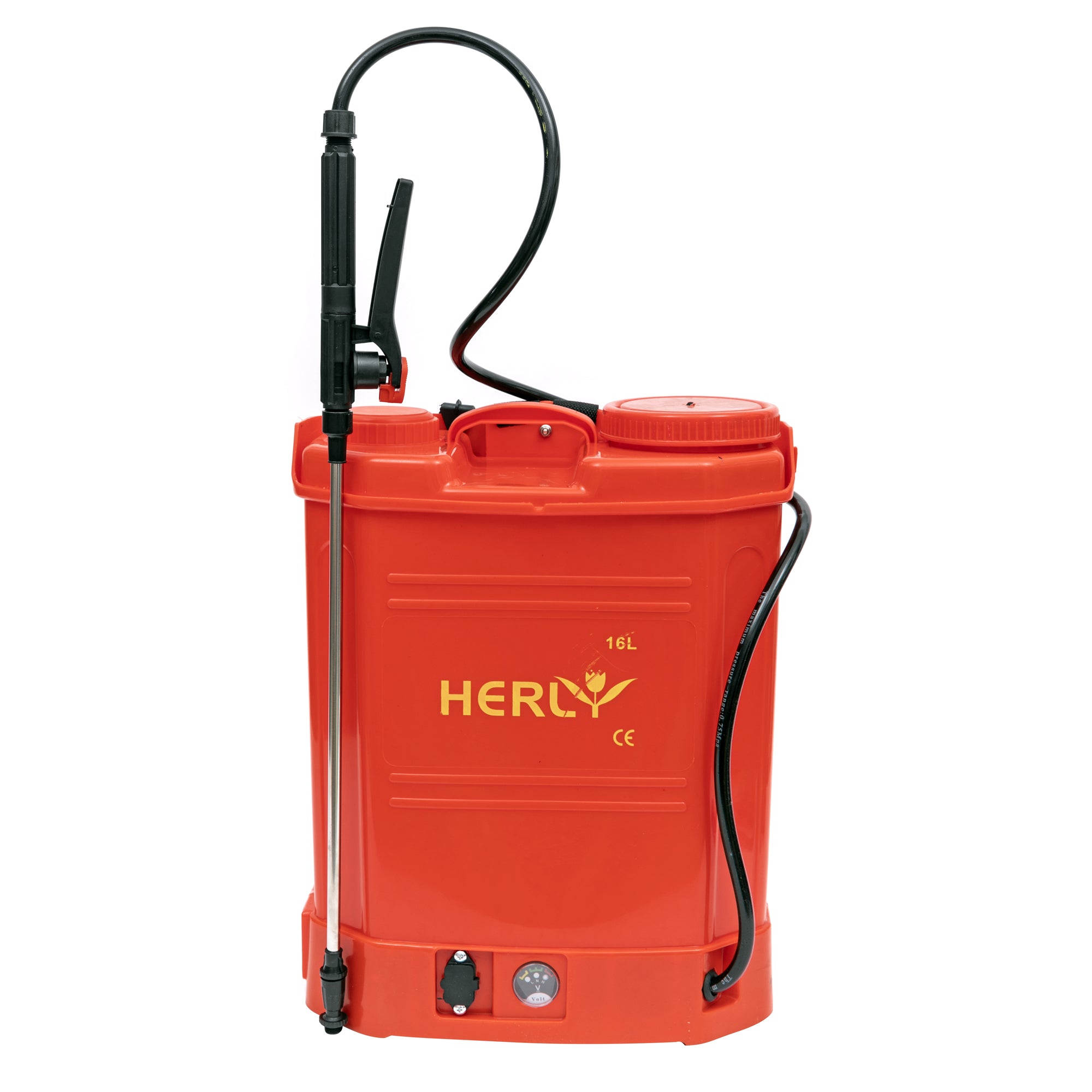 Pompa de stropit cu acumulator HERLY, 16 Litri, 5 Bar, vermorel