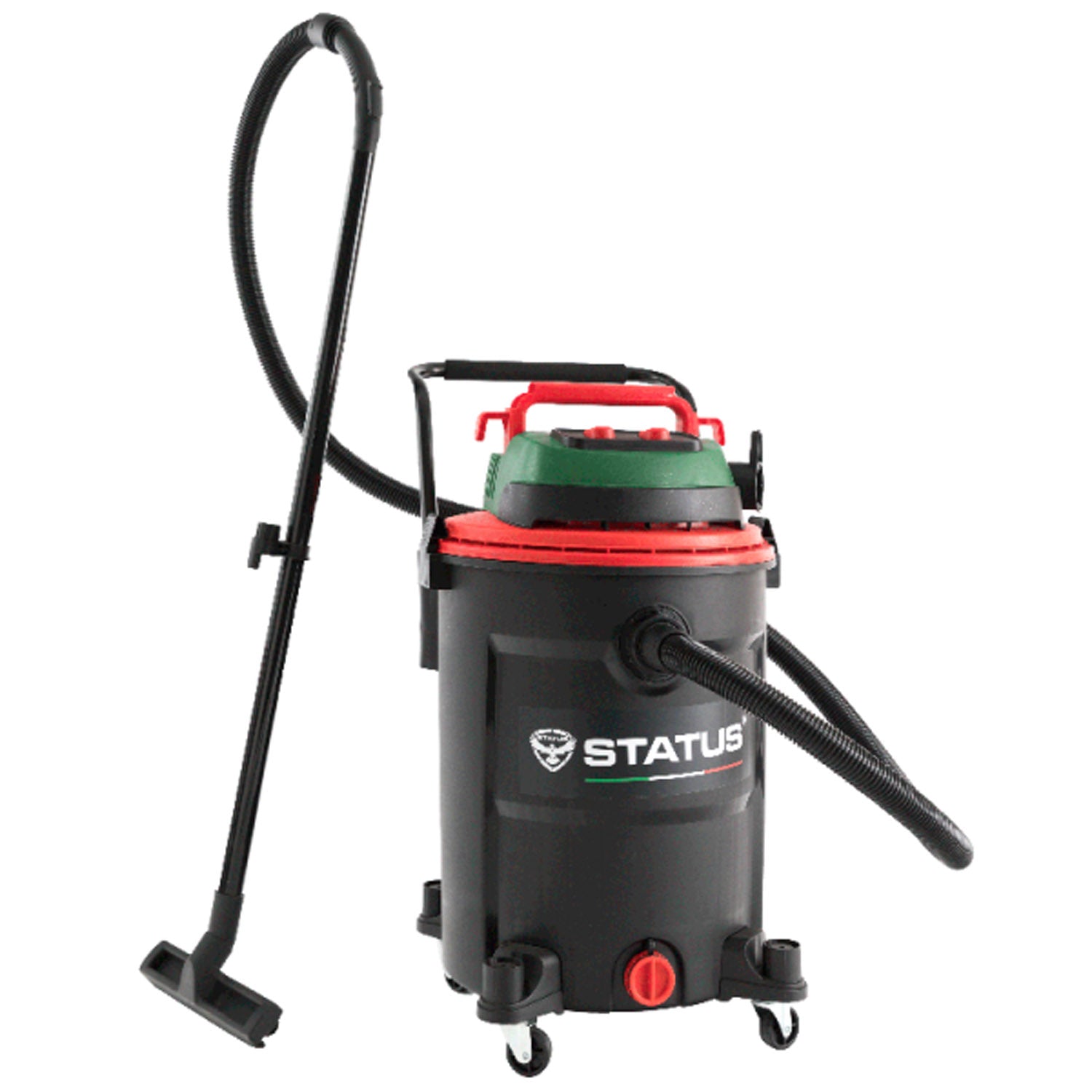 Aspirator umed uscat industrial Status ALS 2800W, 60L, Verde