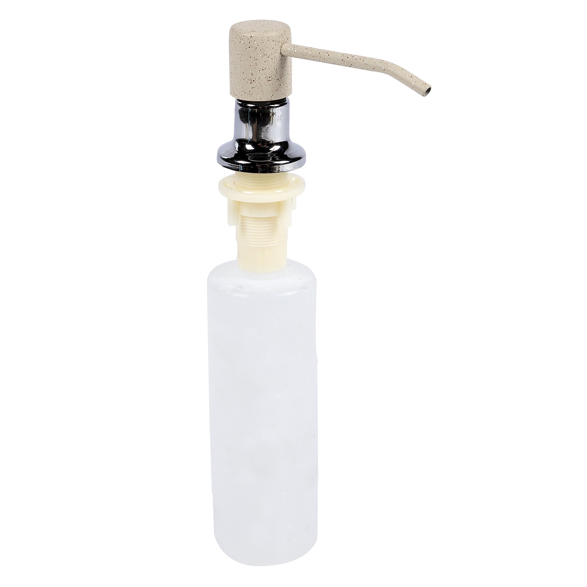 Dozator sapun lichid incorporabil Ecostone GF‐2254, 270ml, pompa 88mm, bej
