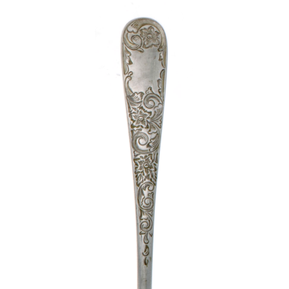 Old Point Comfort Souvenir Spoon - Sterling Silver Virgiania Leaf Bowl  Engraved - Wilson Brothers Jewelry