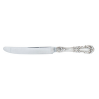 Burgundy Sterling Silver Dinner Size Knife with French Blade