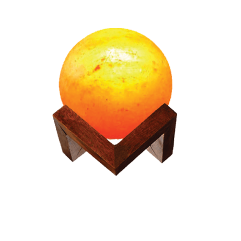 round salt lamp