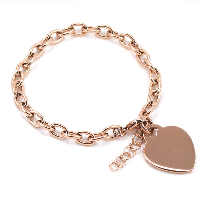 SOLD Engraved 9ct Rose Gold 68x63mm Solid Bangle