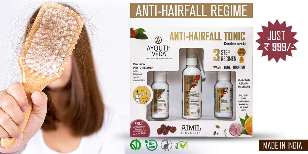 Ayouthveda Anti Hair Fall Care Combo Kit