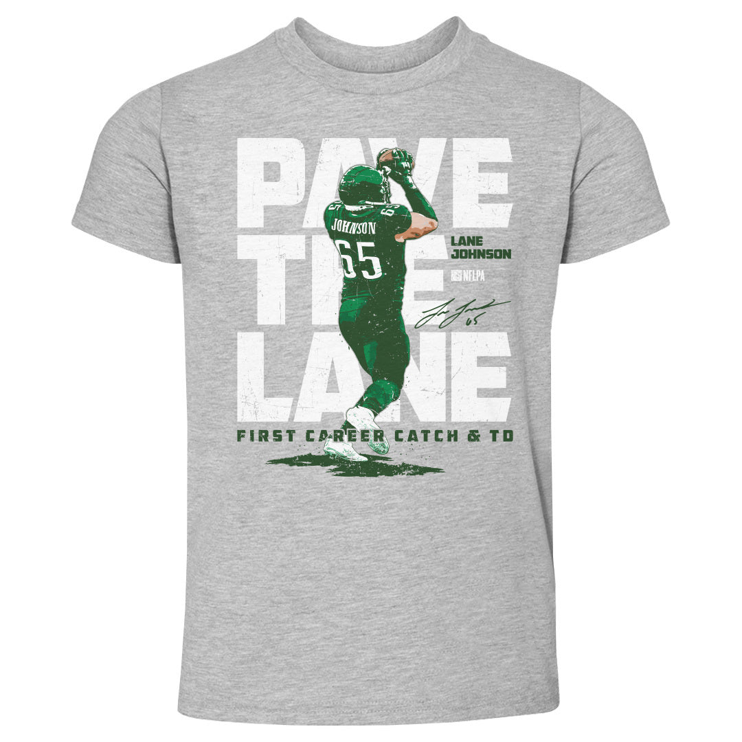 Jake Elliott Philadelphia Eagles Women's Gray by Retro Tri-Blend V-Neck T- Shirt - Heathered