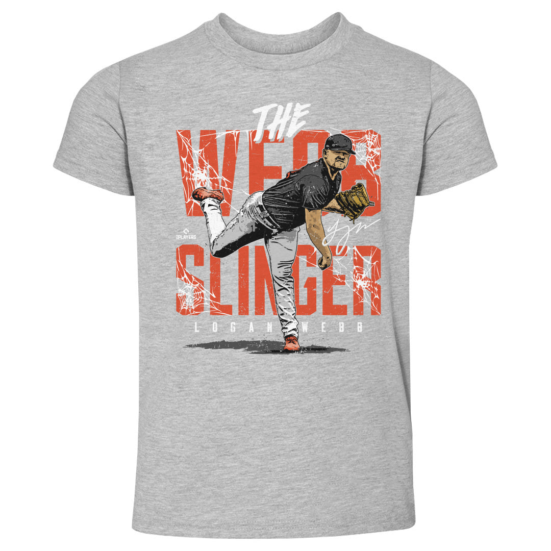 Logan Webb Men's Premium T-Shirt - Tri Black - San Francisco | 500 Level Major League Baseball Players Association (MLBPA)