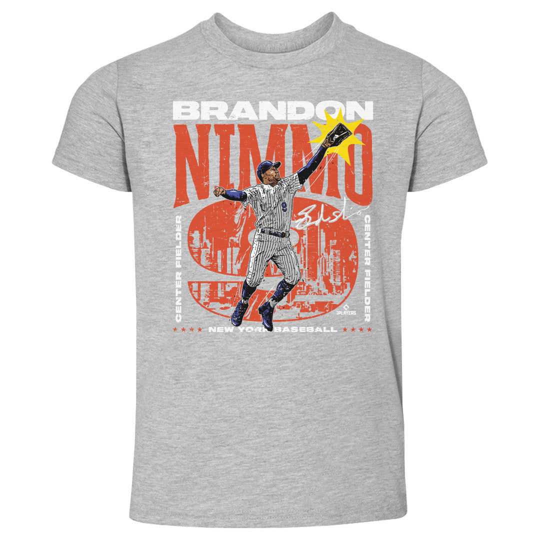 New York Mets Kids 500 Level Brandon Nimmo New York White Kids Shirt