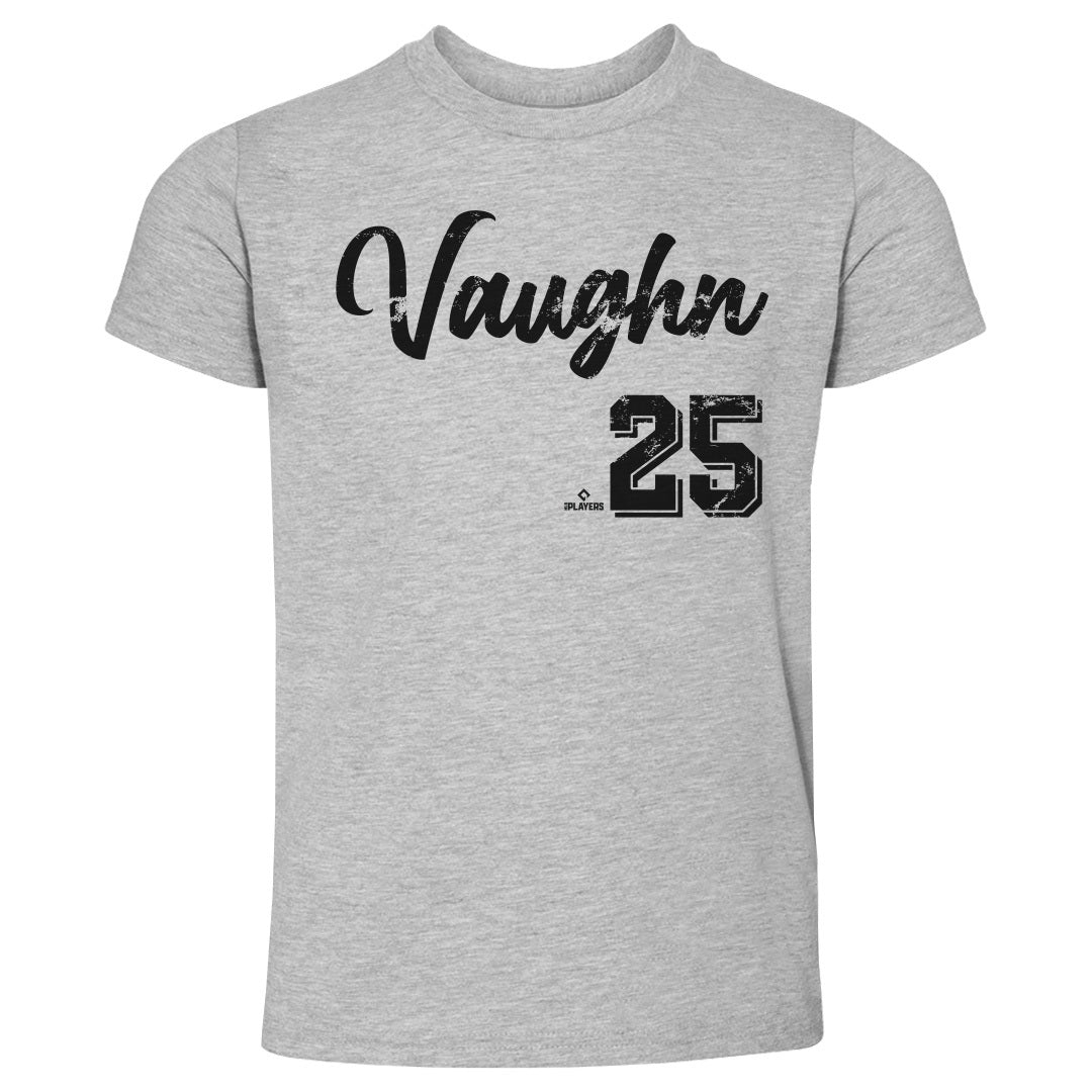 Andrew Vaughn Men's Cotton T-Shirt - Black - Chicago | 500 Level Major League Baseball Players Association (MLBPA)