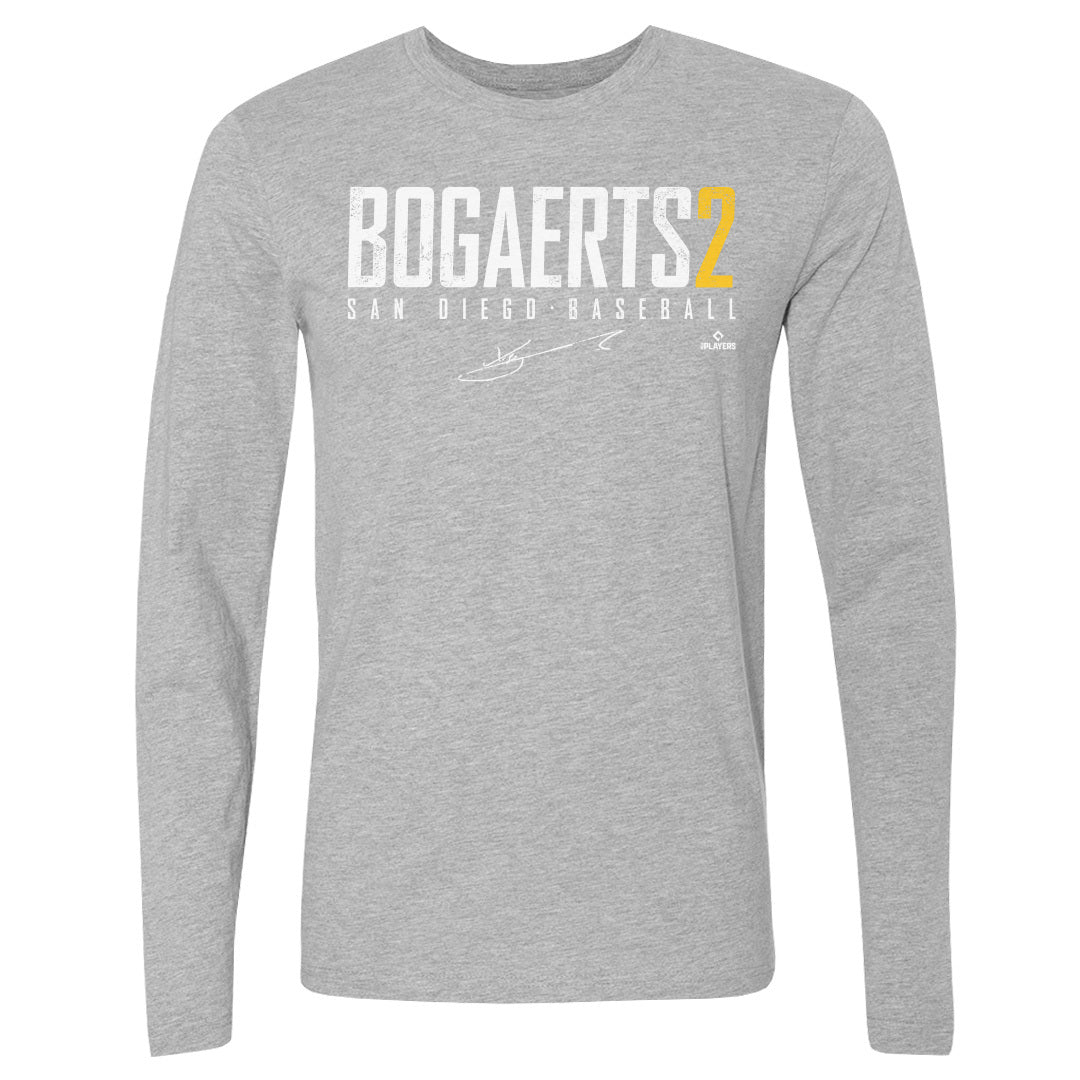 Xander Bogaerts Men's Premium T-Shirt - Tri Gray - San Diego | 500 Level Major League Baseball Players Association (MLBPA)