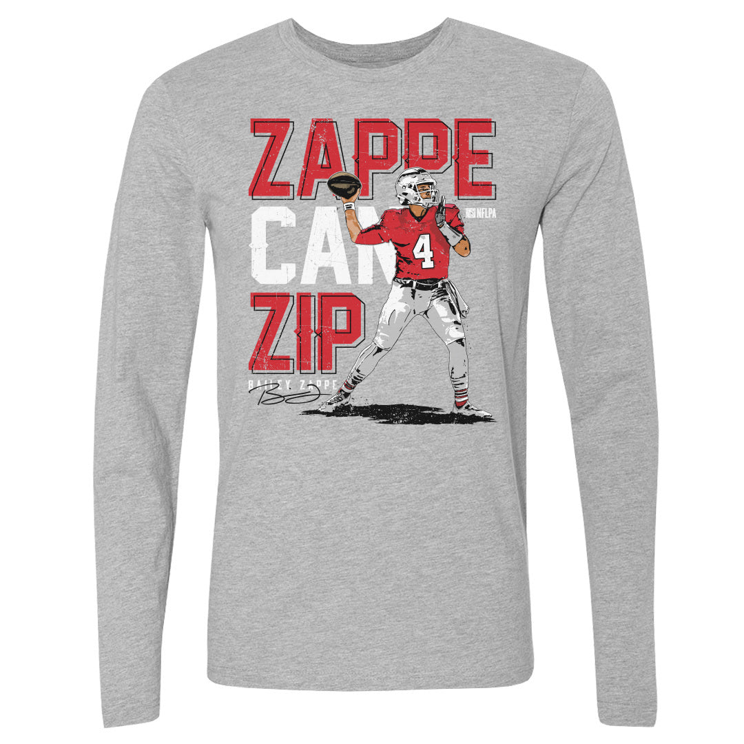 Bailey Zappe Men's Long Sleeve T-Shirt | outoftheclosethangers