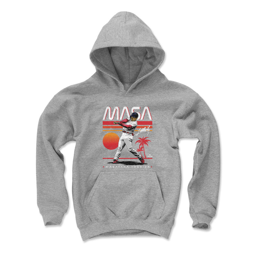 Houston Kids Youth Hoodie - Gray - Houston | 500 Level Major League Baseball Players Association (MLBPA)