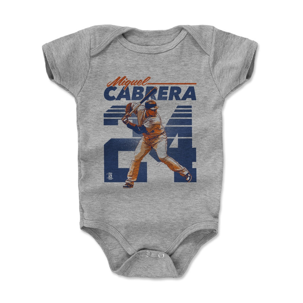 Miguel Cabrera Kids T-Shirt - Tri Gray - Detroit | 500 Level Major League Baseball Players Association (MLBPA)