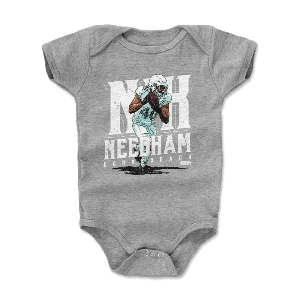 Nik Needham Baby Clothes | Miami Football Kids Baby Onesie | Level - 500 LEVEL