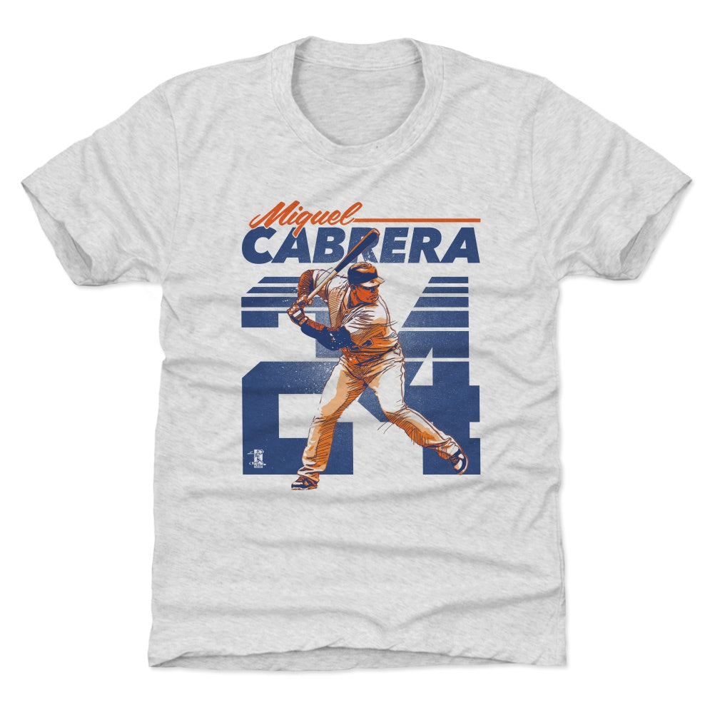  Miguel Cabrera Youth Shirt (Kids Shirt, 6-7Y Small, Tri Ash) - Miguel  Cabrera Clutch B: Clothing, Shoes & Jewelry