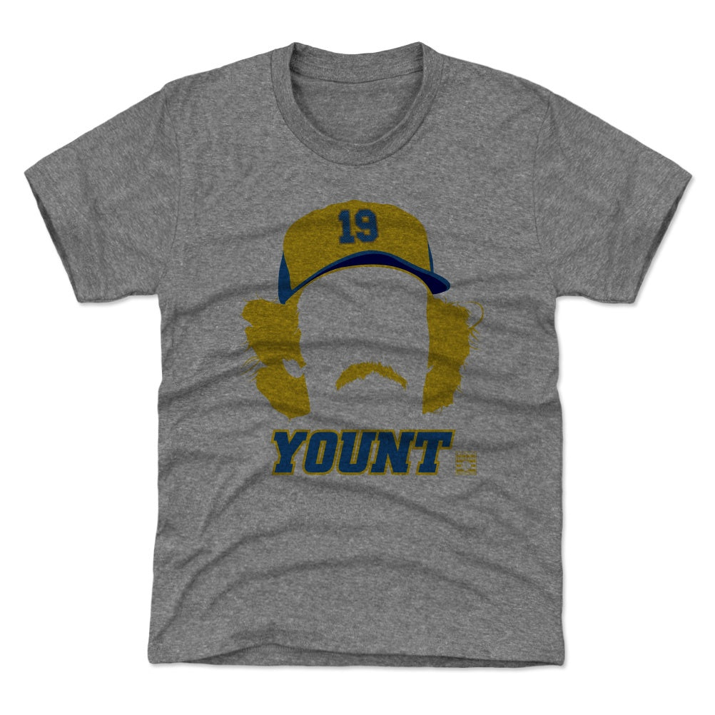  500 LEVEL Robin Yount 3/4 Sleeve Raglan T-Shirt - Robin Yount  Font : Sports & Outdoors