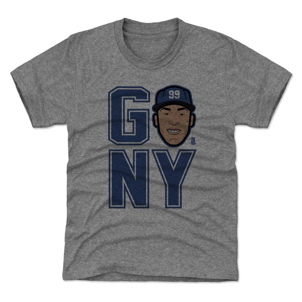  500 LEVEL Aaron Judge Youth Shirt (Kids Shirt, 6-7Y Small, Tri  Gray) - Aaron Judge Cartoon WHT: Clothing, Shoes & Jewelry