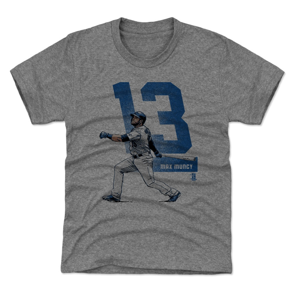 #13 Max Muncy Los Angeles Dodgers Slim Fit T-Shirt Men's & Youth Sizes