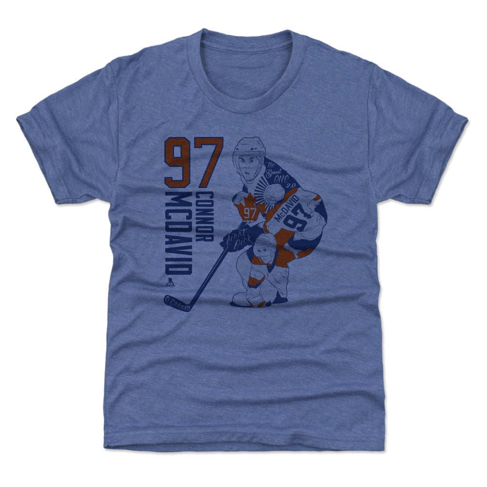 Connor McDavid Youth Shirt | Edmonton Hockey Kids T-Shirt | 500 Level ...