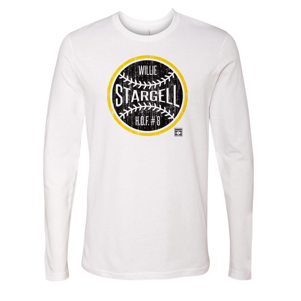 theSteelCityTshirts Willie Stargell Pittsburgh Baseball Fan Distressed T Shirt Crewneck Sweatshirt / White / 2 X-Large