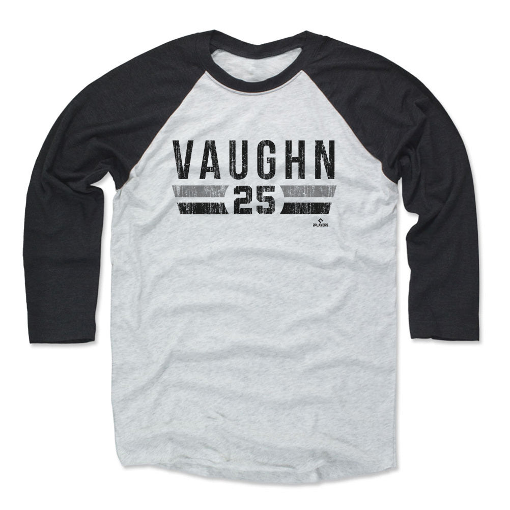 Andrew Vaughn Men's Cotton T-Shirt - Black - Chicago | 500 Level Major League Baseball Players Association (MLBPA)