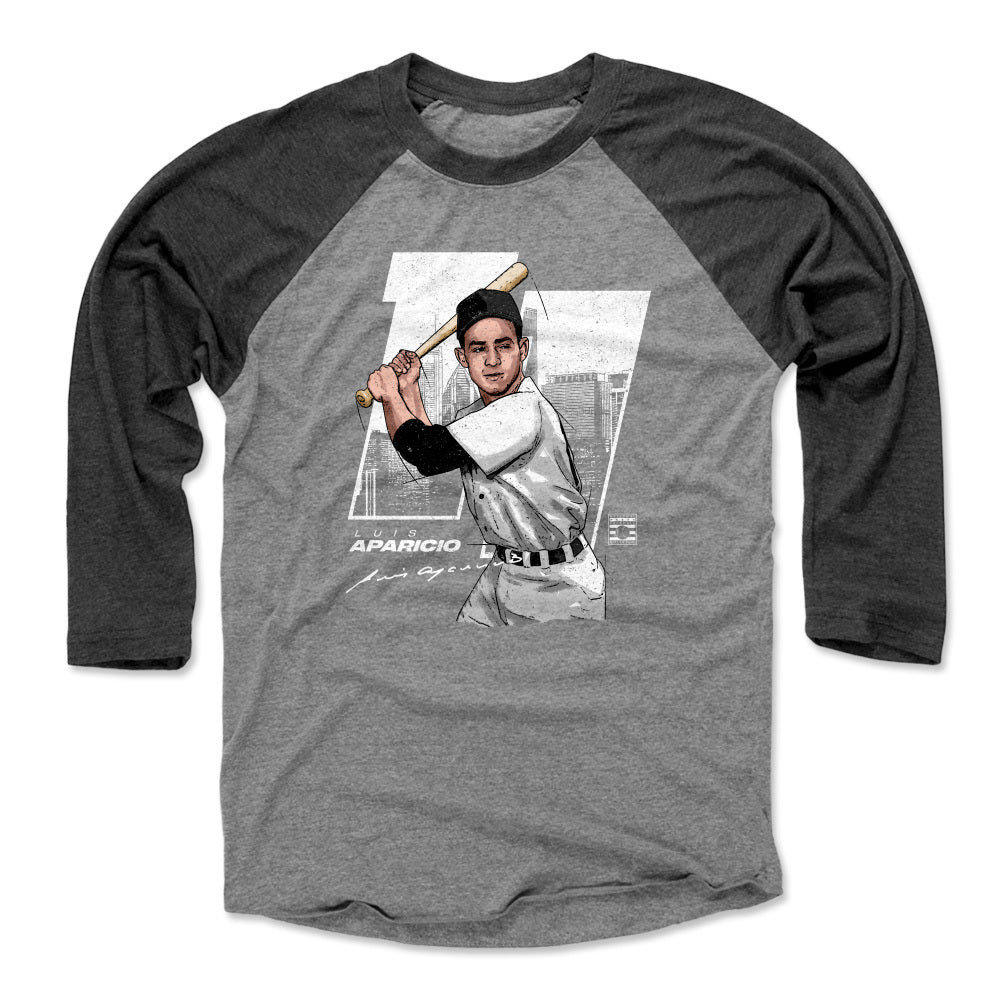 Luis Aparicio RBI T-Shirt - Heathered Gray - Tshirtsedge