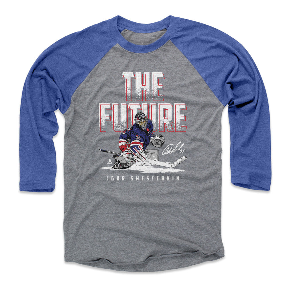 500 Level Youth New York Rangers Igor Shesterkin Future T-Shirt - Gray - XL Each