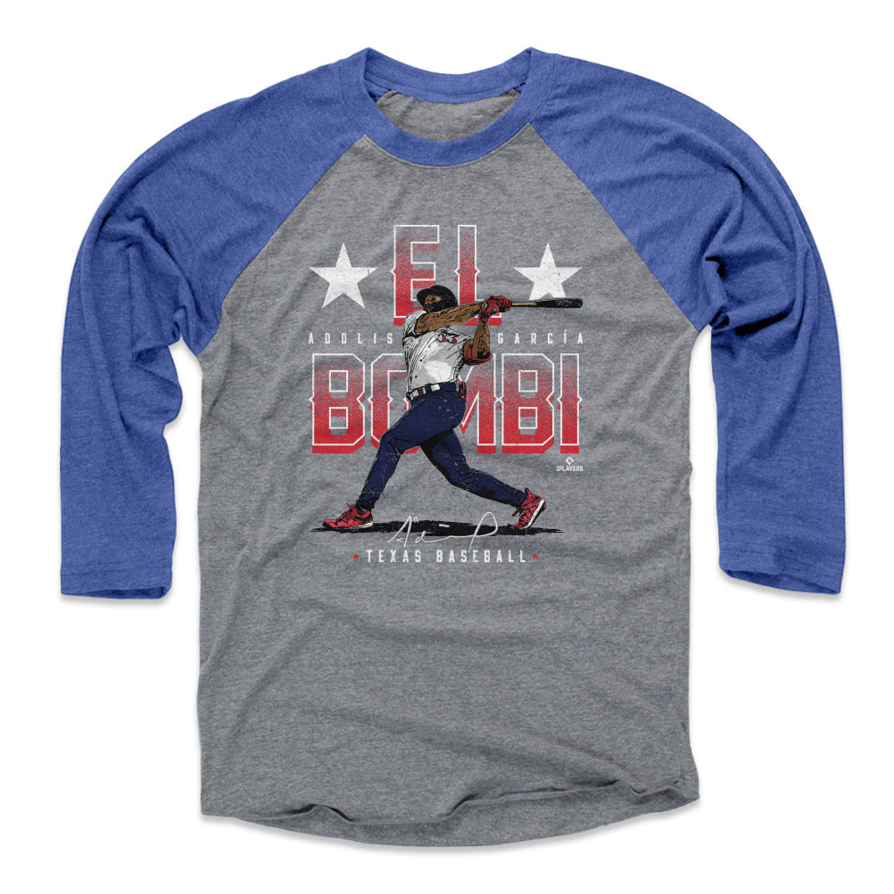 adolis Garcia Kids Toddler T-Shirt - Royal Blue - Texas | 500 Level Major League Baseball Players Association (MLBPA)