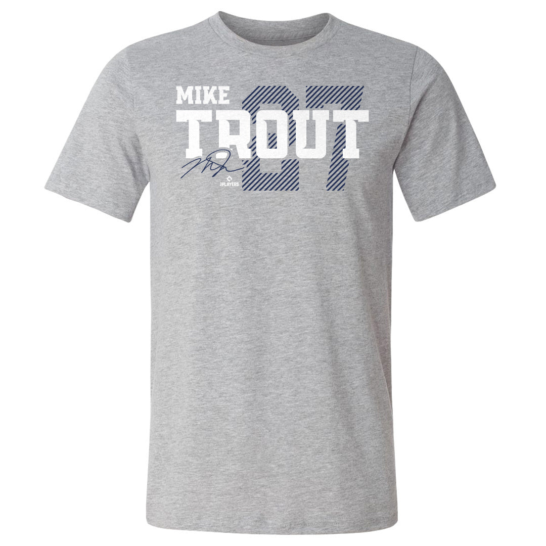 Mike Trout Kids T-Shirt - Tri Red - Los Angeles | 500 Level Major League Baseball Players Association (MLBPA)