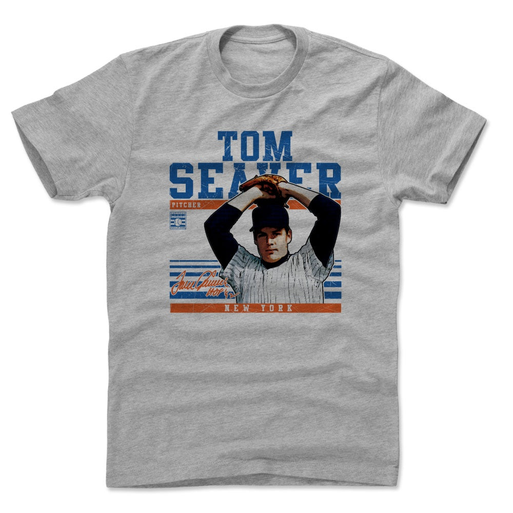 Tom Seaver Hall Of Fame New York Mets Legend Black T-Shirt Fathers Day Gift