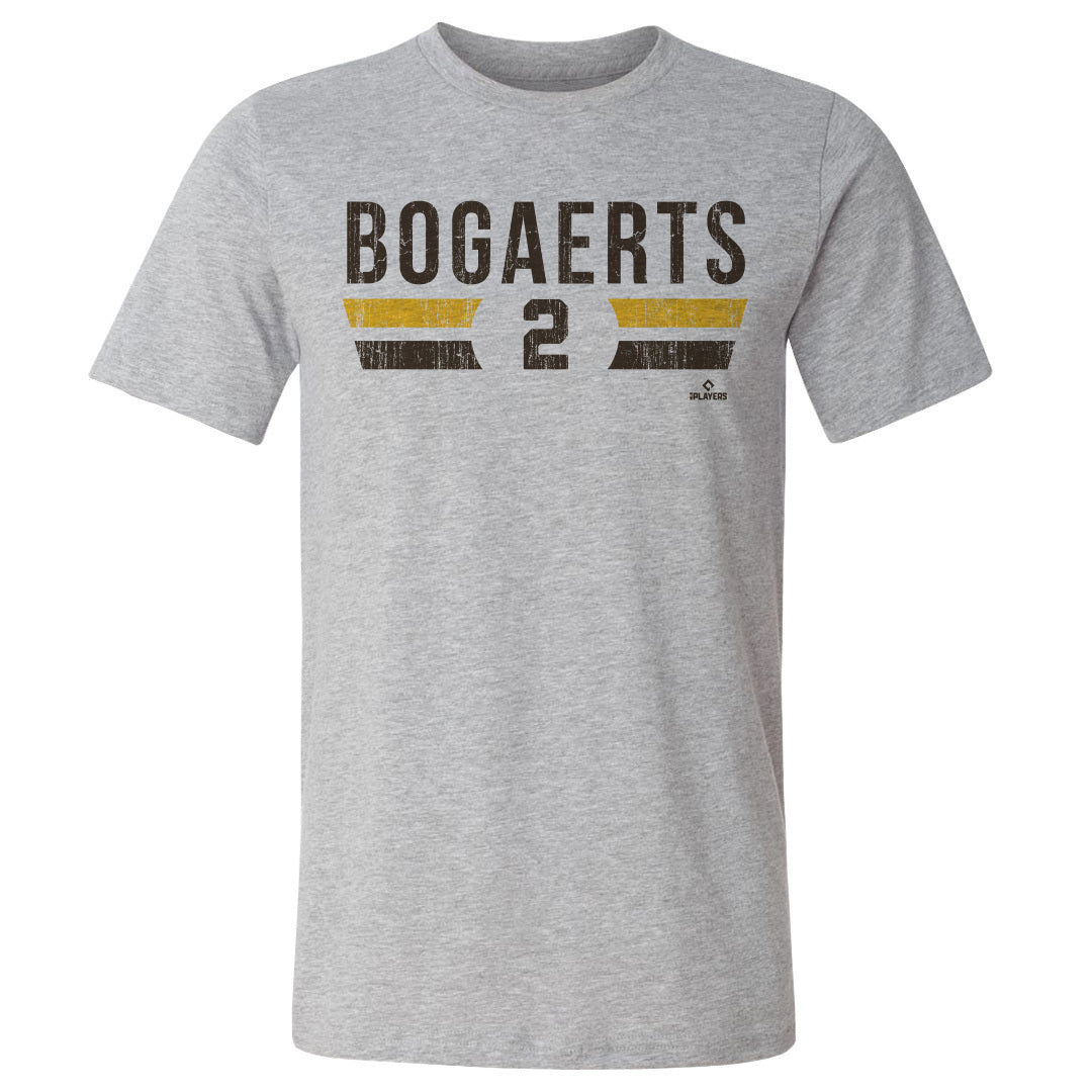 Xander Bogaerts Men's Premium T-Shirt - Tri Gray - San Diego | 500 Level Major League Baseball Players Association (MLBPA)