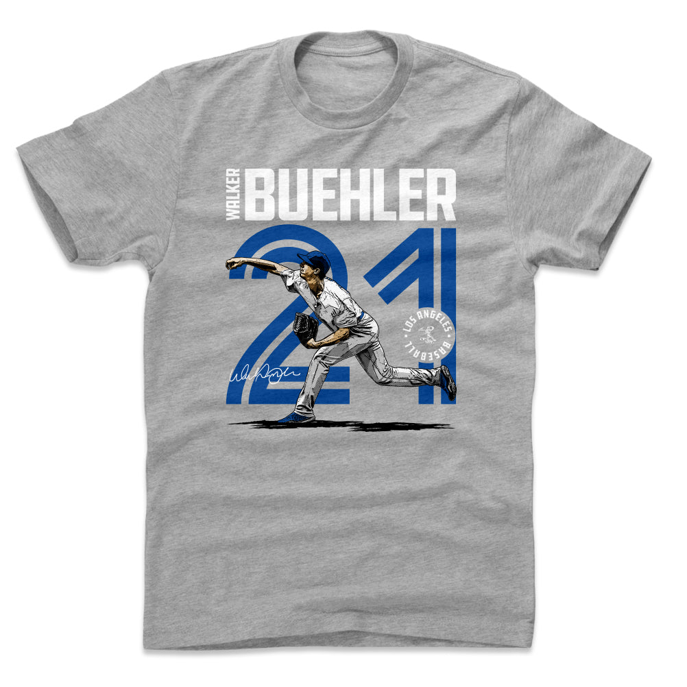  500 LEVEL Walker Buehler Shirt (Cotton, Small, Heather