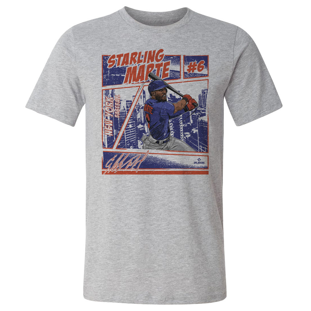 Mens MLB Team Apparel New York Mets STARLING MARTE Baseball Shirt