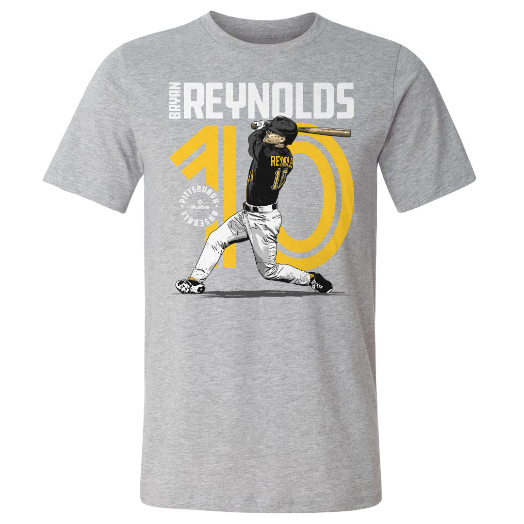 Bryan Reynolds Women's T-Shirt - Black - Pittsburgh | 500 Level Major League Baseball Players Association (MLBPA)