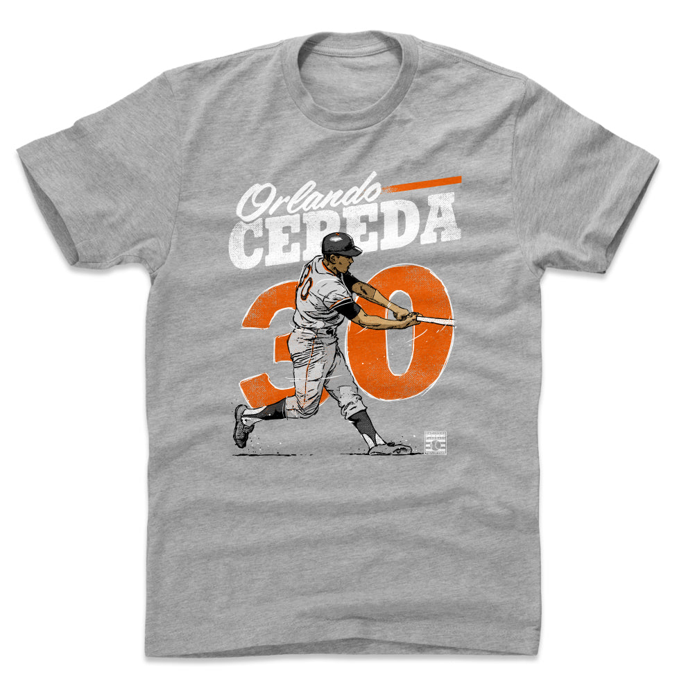 Official Youth San Francisco Giants Heathered Logo Shirt