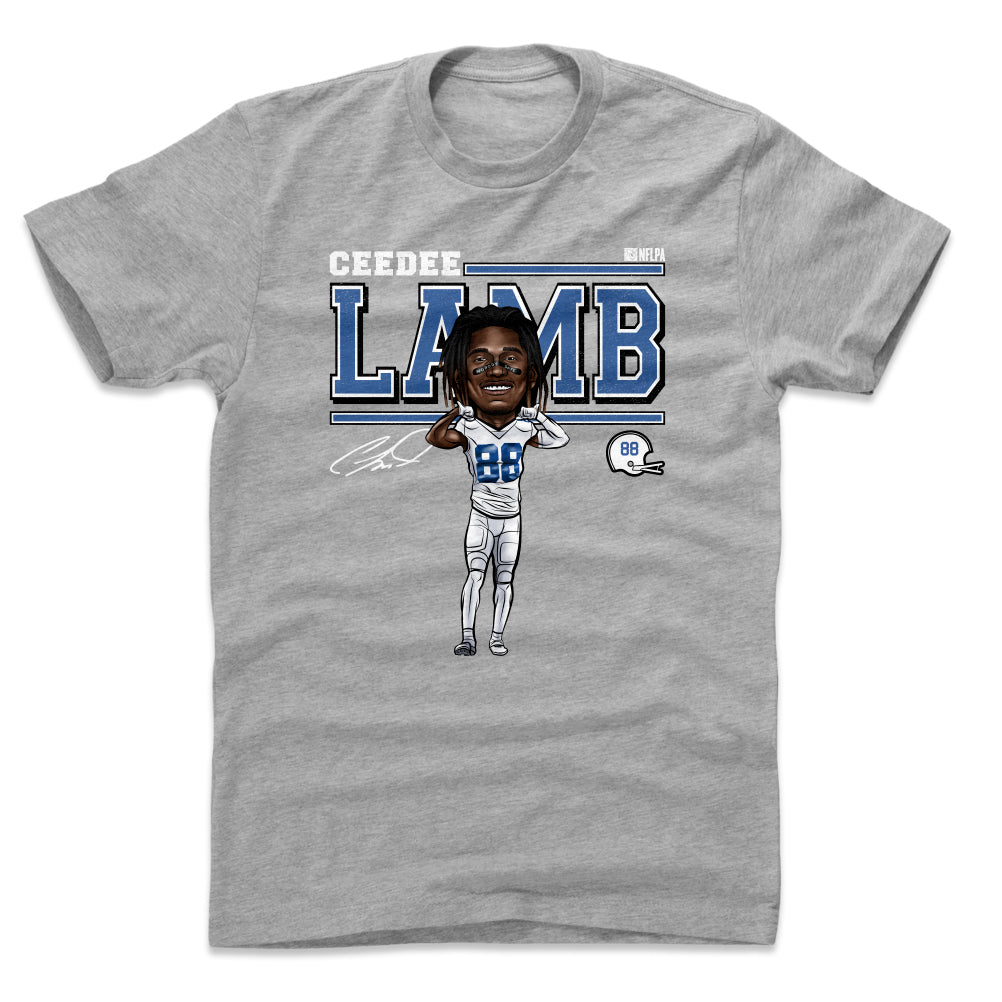 CeeDee Lamb Shirt | Dallas Football Men's Cotton T-Shirt | 500 Level ...