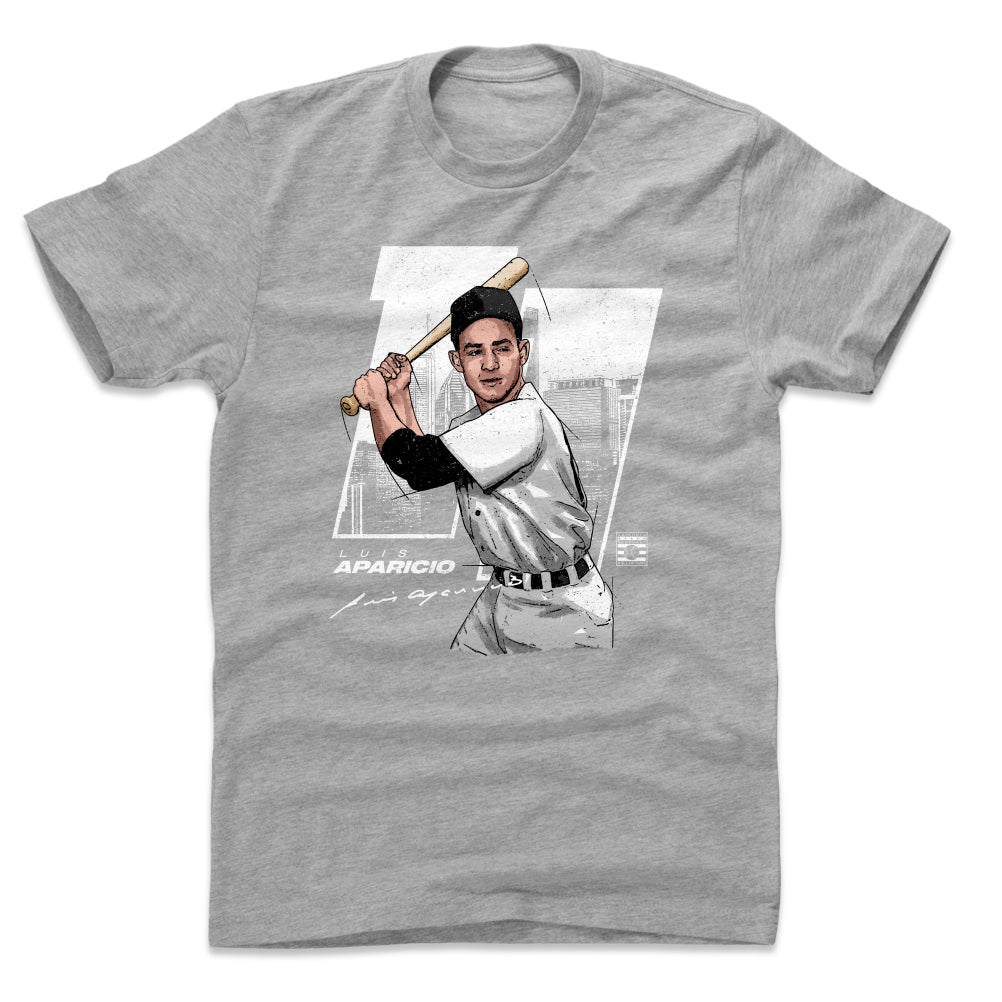 Luis Aparicio Men's Cotton T-Shirt - True Navy - Chicago | 500 Level