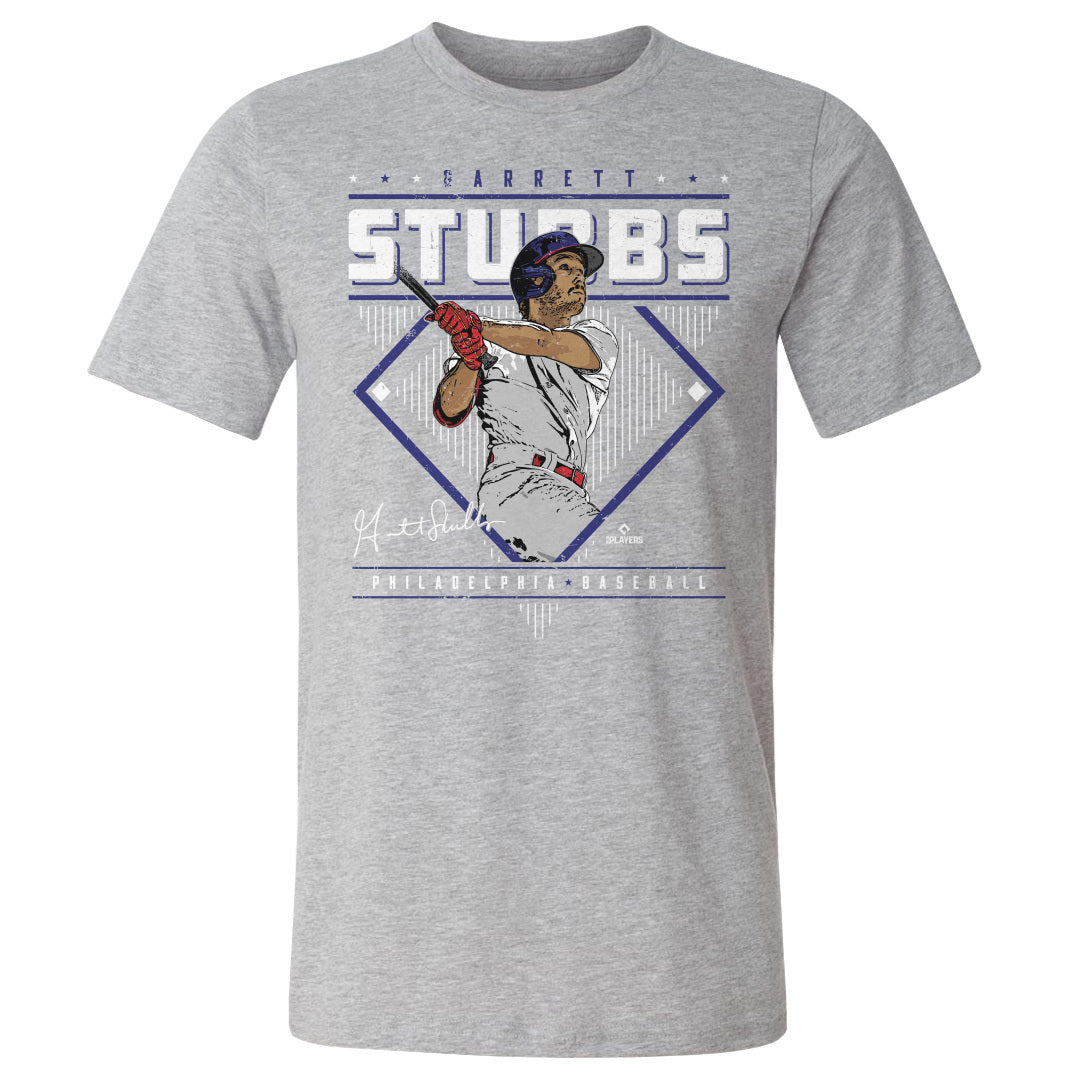 Philadelphia Phillies Bryce Harper Men's Cotton T-Shirt - Heather Gray - Philadelphia | 500 Level Major League Baseball Players Association (MLBPA)