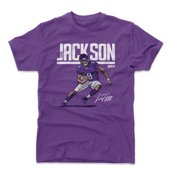 Lamar Jackson Shirt | Baltimore Football Men's Cotton T-Shirt | 500 ...