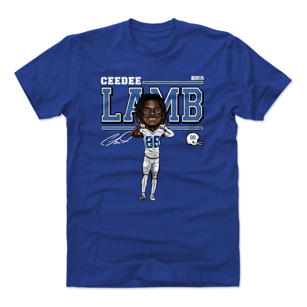 CeeDee Lamb Shirt | Dallas Football Men's Cotton T-Shirt | 500 Level ...