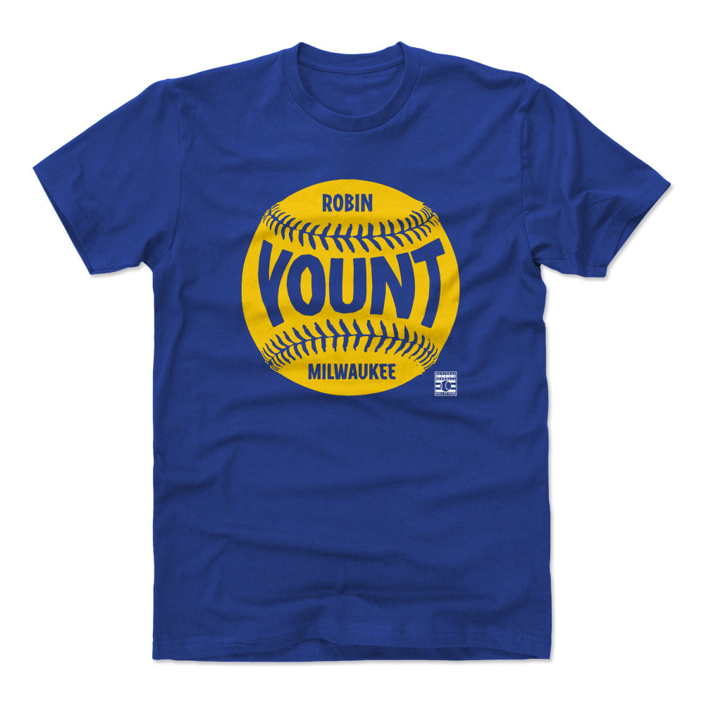  500 LEVEL Robin Yount 3/4 Sleeve Raglan T-Shirt - Robin Yount  Font : Sports & Outdoors