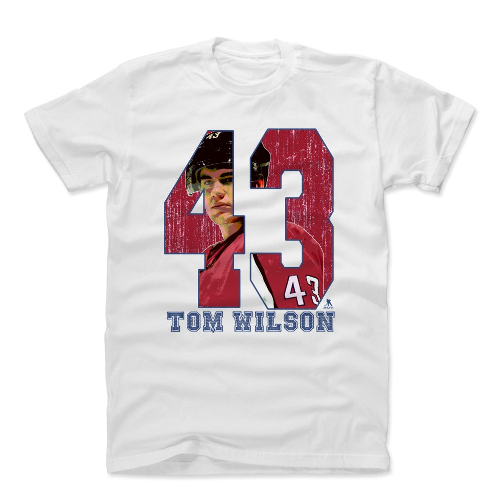 Fanatics Branded NHL Men's Washington Capitals Tom Wilson #43 Red Player T-Shirt, Small