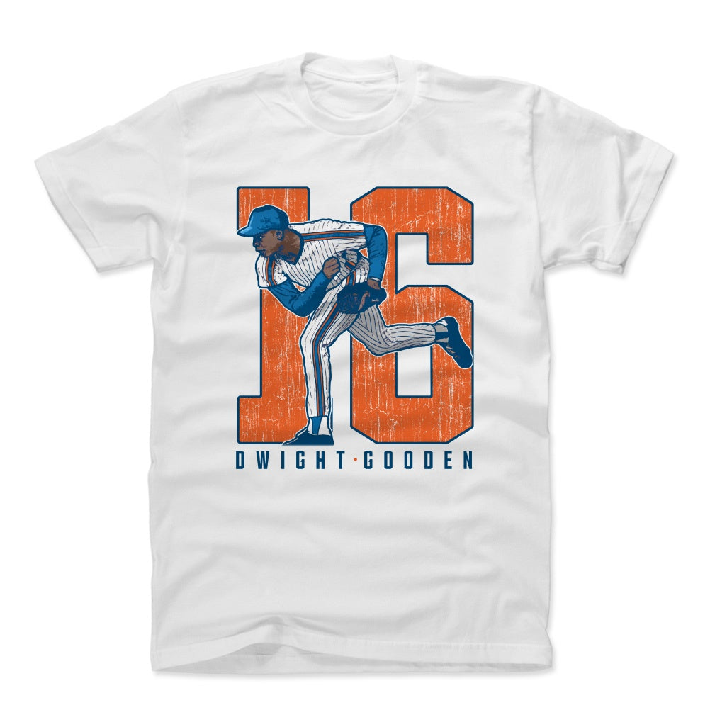 New York Mets Men's 500 Level Dwight Gooden New York Blue T-Shirt