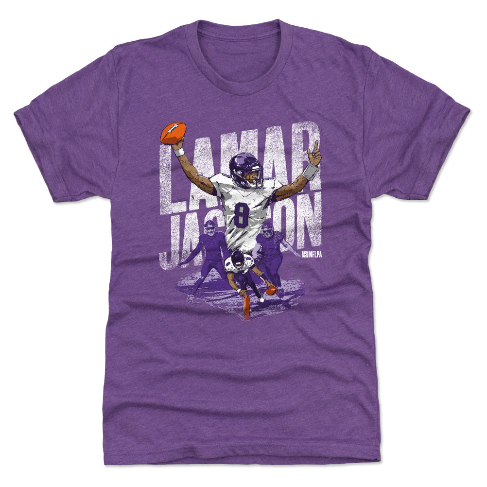 Devin Duvernay Baltimore Ravens Men's Purple Name & Number Logo T-Shirt 