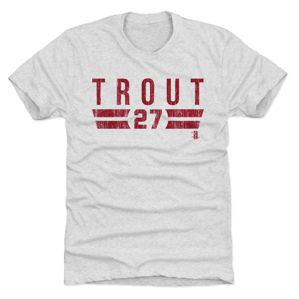 Los Angeles Angels Men's 500 Level Mike Trout Los Angeles Gray Shirt